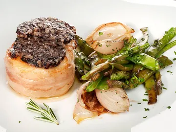 Medallones de pavo con morcilla Medallones de pavo con morcilla