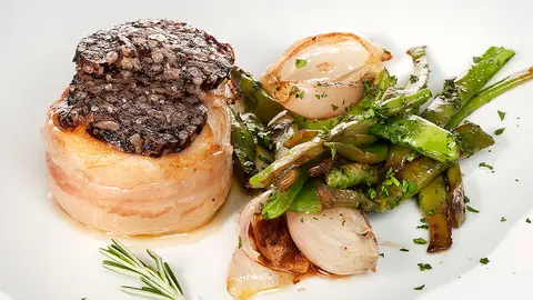 Medallones de pavo con morcilla Medallones de pavo con morcilla