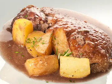 Pato asado al Oporto Pato asado al Oporto