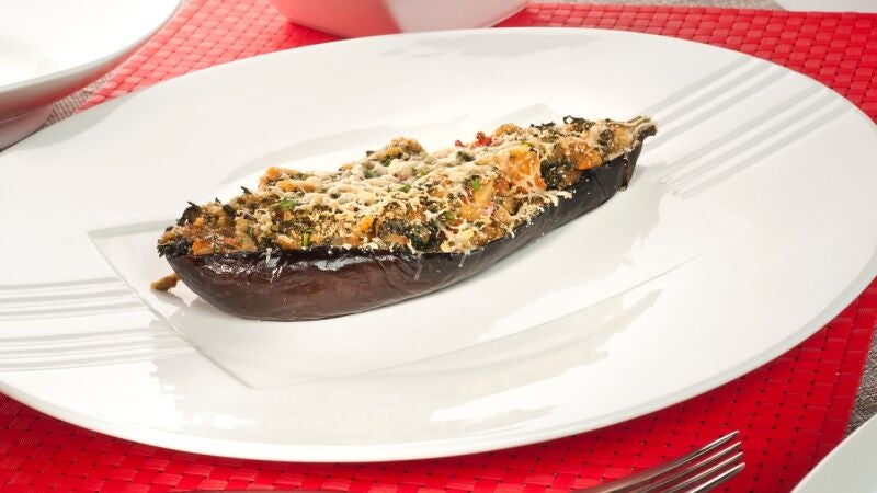 Ingredientes para hacer berenjenas rellenas