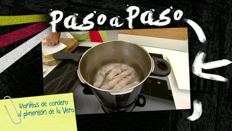 Paso a paso: Manitas de cordero al pimentón de la vera
