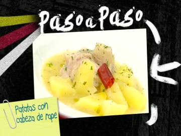 Patatas con cabeza de rape