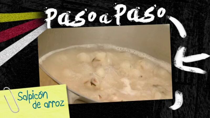 Paso a paso: Salpicón de arroz