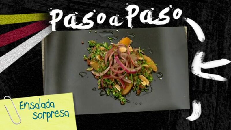 Paso a paso: Ensalada con sorpresa