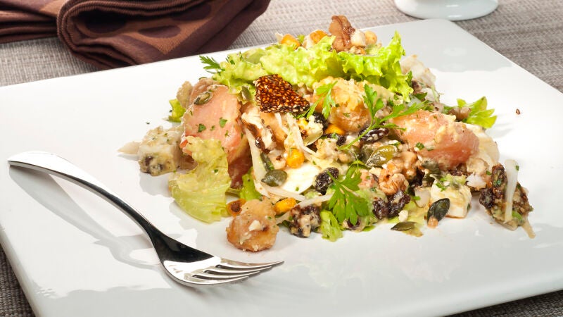 Ingredientes para una ensalada completa