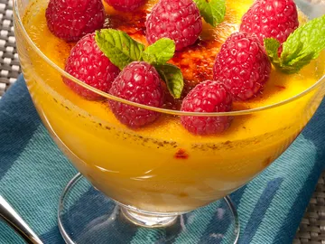 Crema quemada de miel y azafrán Crema quemada de miel y azafrán