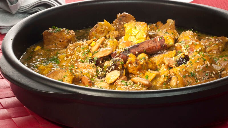 Ingredientes para hacer guiso de cordero