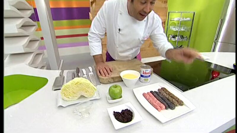 Polenta de salchichas - Parte 1