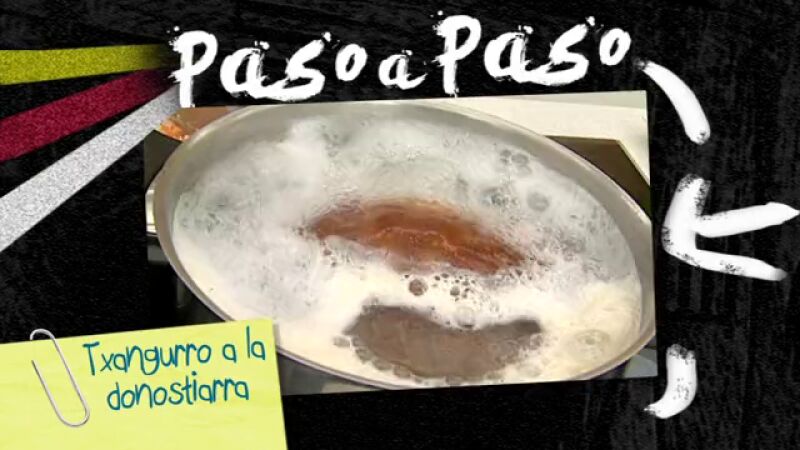 Paso a paso: Txurrango a la Donostiarra