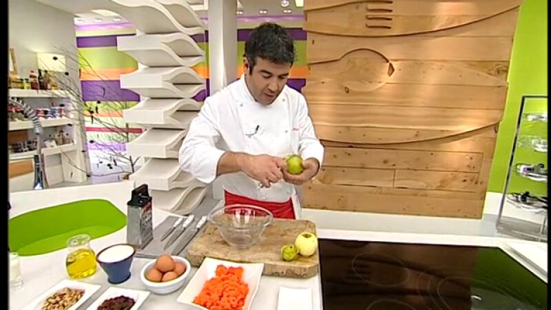 Bizcocho de zanahoria con chocolate - Parte 1