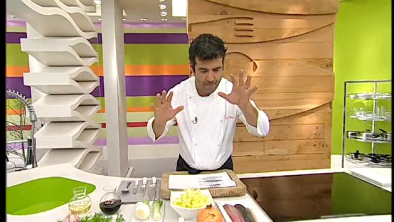 Ensalada de chicharro escabechado - Parte 1