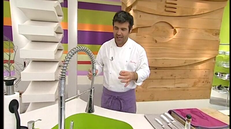 Crema de puerro ahumado con tocino caramelizado - Parte 1