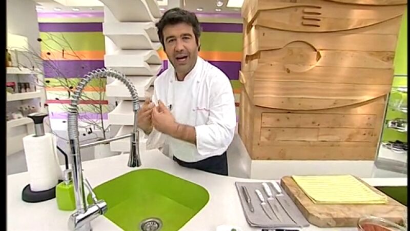 Pizza con guarnición de ensalada - Parte 1