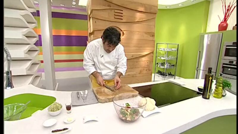 Ensalada de coliflor asada con vinagreta láctea Parte 2