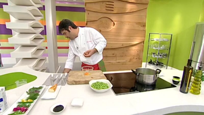 Crema de guisantes con torrijas de maíz (Parte 2)