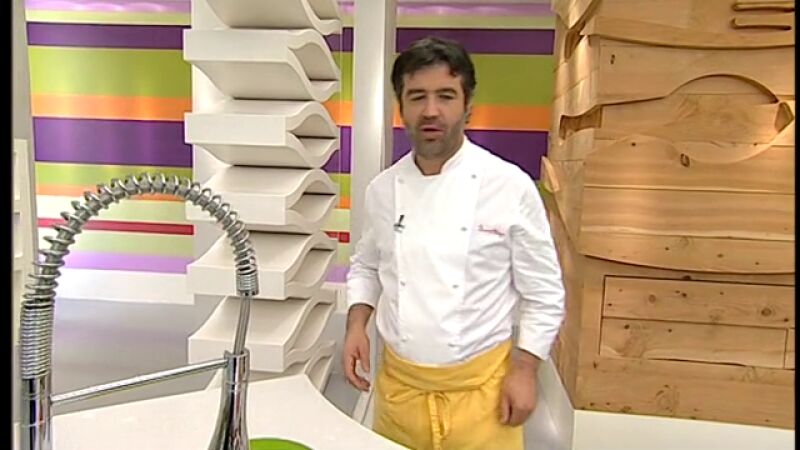 Conejo al vapor con tres purés - Parte 1
