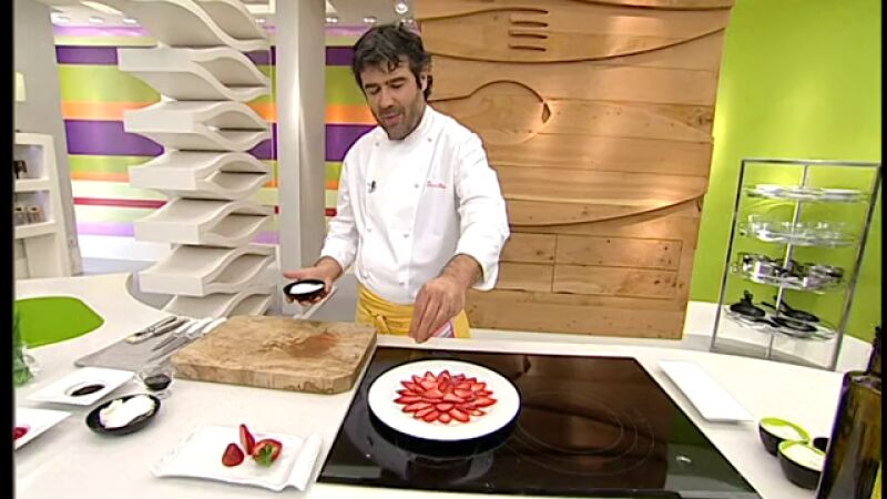 Carpaccio de fresas con mascarpone - Parte 2