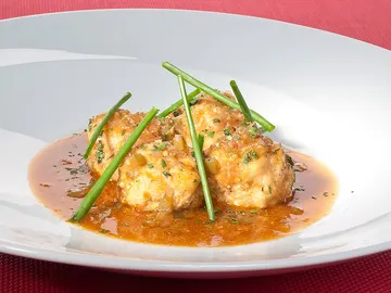 Albóndigas de conejo en salsa Albóndigas de conejo en salsa