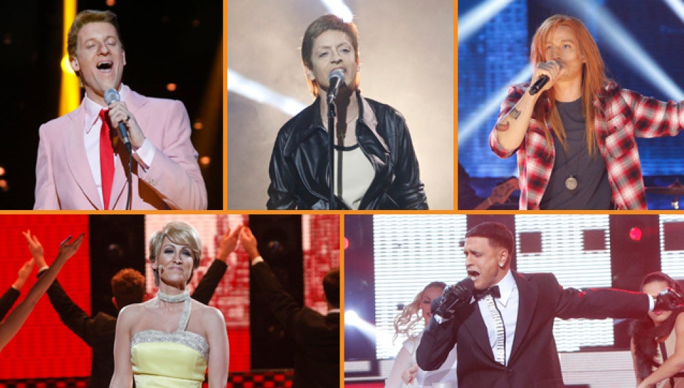 Finalistas de la cuarta edición de 'Tu cara me suena'