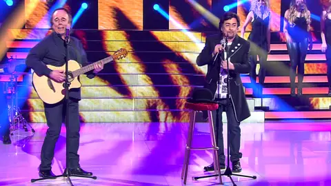Juan Muñoz supera su reto interpretando a Serrat y Sabina Juan Muñoz supera su reto interpretando a Serrat y Sabina