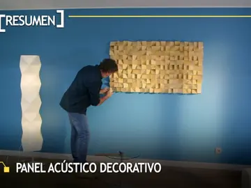 Frame 60.495714 de: Un gran mural de madera transforma un cuarto de estar Frame 60.495714 de: Un gran mural de madera transforma un cuarto de estar