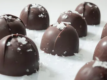 Bombones de chocolate negro Bombones de chocolate negro