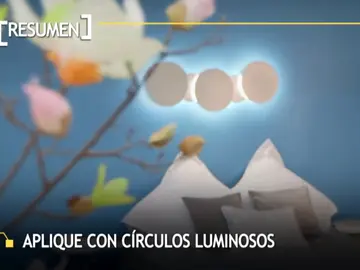 Un aplique de luz original para un dormitorio sencillo Un aplique de luz original para un dormitorio sencillo