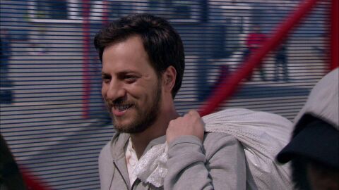 Selim y Erdogan pisan tierra firme