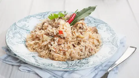 Paella 'Taj Mahal' El sabor es ciego