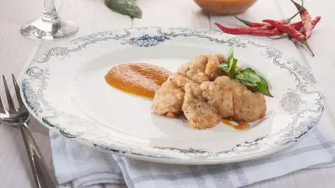 Seseos rebozados con tomate El sabor es ciego
