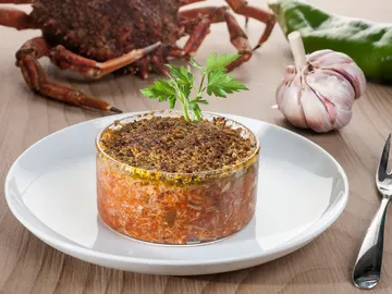 Txangurro gratinad Txangurro gratinad