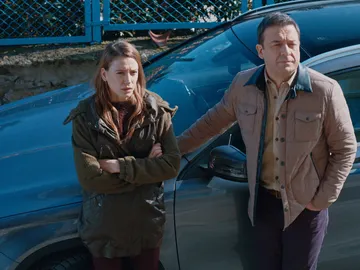 Mira y su padre Mira y su padre