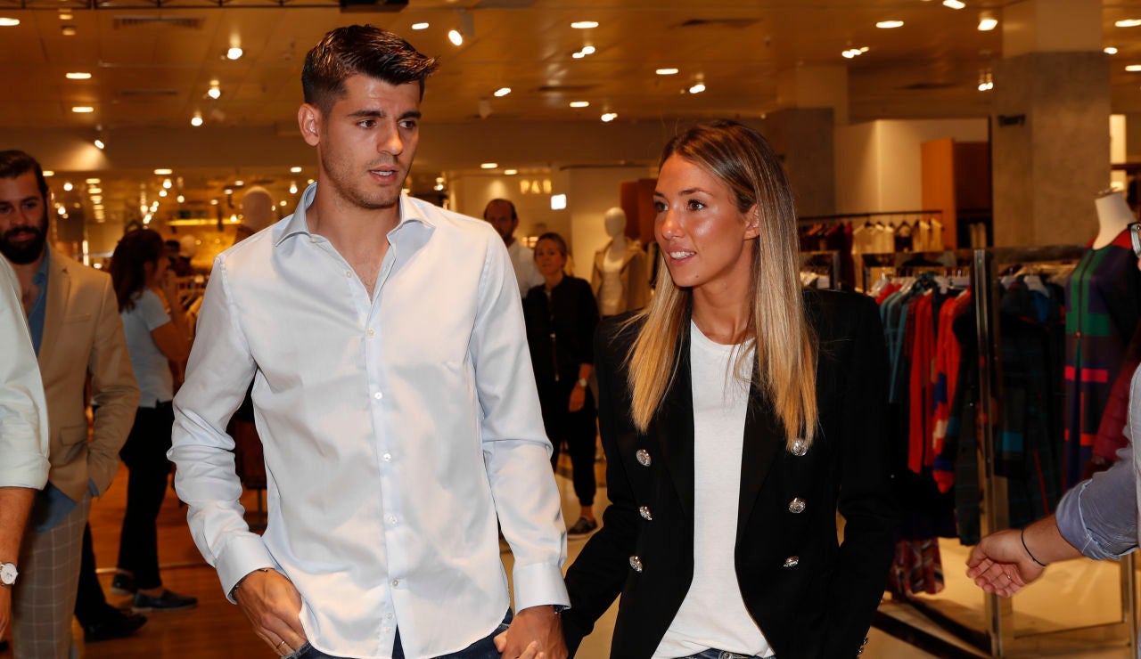 Álvaro Morata y Alice Campello