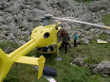 El equipo de rescate de los Alpes en peligro El equipo de rescate de los Alpes en peligro