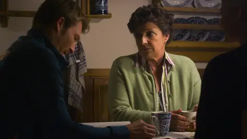 Lisbeth, madre de Hans y Martin Doctor en los Alpes