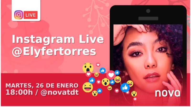 Esta tarde, entrevista en directo con Elyfer Torres en el Instagram de Nova