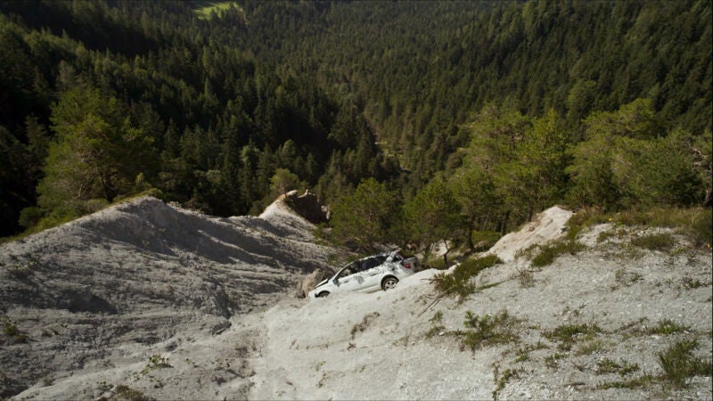 Un accidente misterioso en medio de la montaña