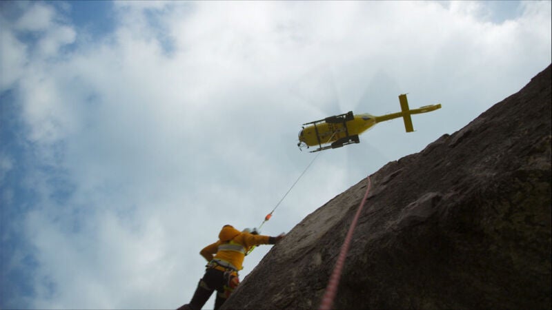 Un peligroso rescate en una zona restringida