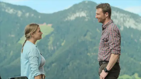 Hans y Anne Doctor en los Alpes