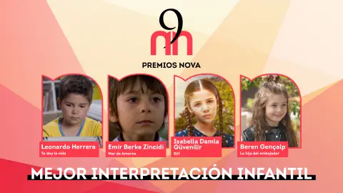 'Las 9 de Nova' Mejor interpretación infantil 'Las 9 de Nova' Mejor interpretación infantil