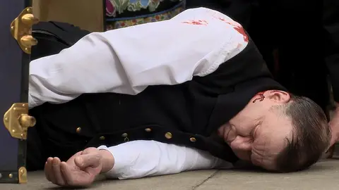 Asesinado el jefe de estación de Costwold Padre Brown