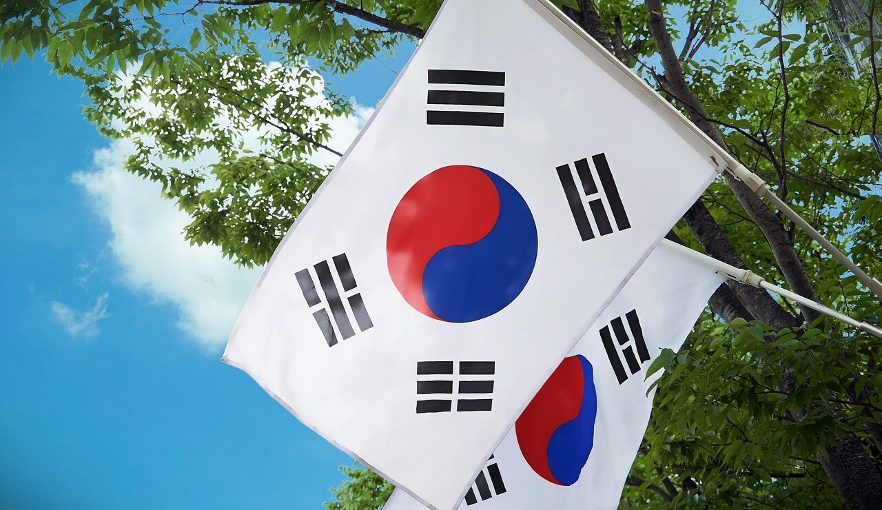 bandera de Corea del Sur