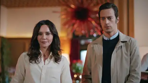 Cana y Sedat Tras el cristal