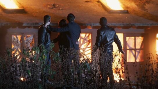 Soraya acaba falleciendo en el incendio que ella mima provoca 