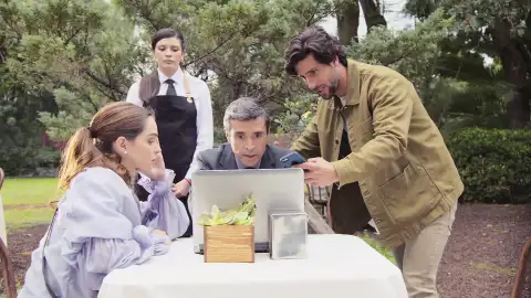 Mateo y Valeria descubren que Fabiola es la responsable de la caída de Melisa Mateo y Valeria descubren que Fabiola es la responsable de la caída de Melisa