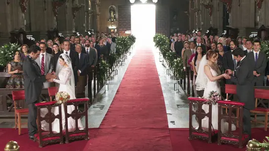 Se celebran la doble boda de los Iturbide Se celebran la doble boda de los Iturbide