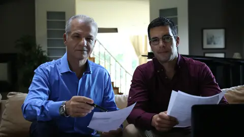 Hikmet Tarhun y su hijo Kemal Hikmet Tarhun y su hijo Kemal